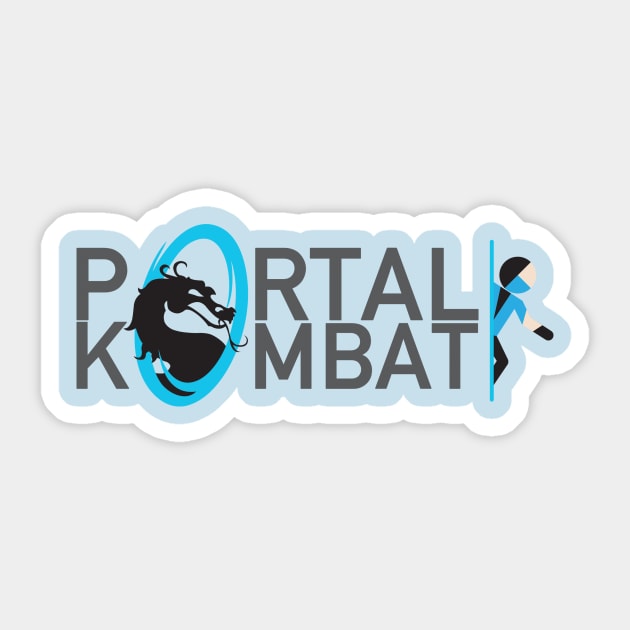 Portal Kombat - Sub Zero Sticker by RetroReview